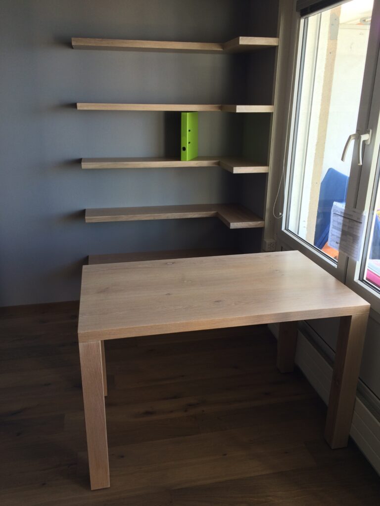 Aménagement intérieur en chêne massif