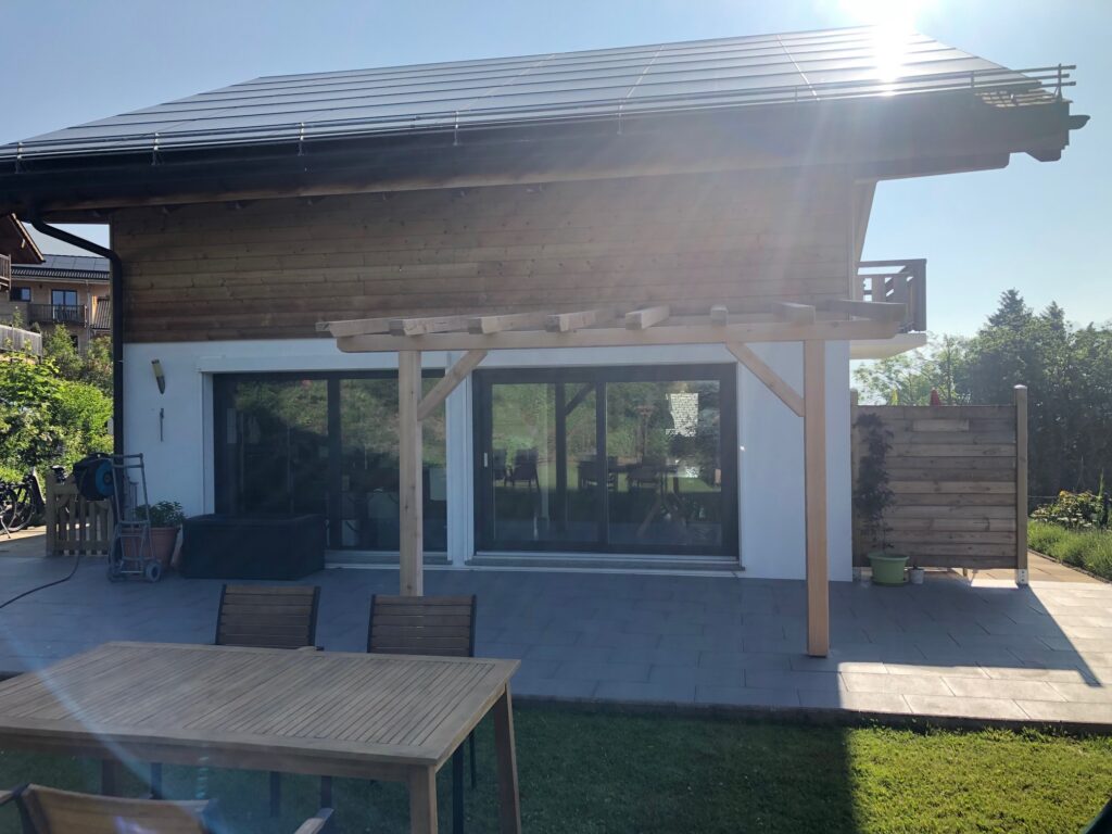 Pergola en mélèze