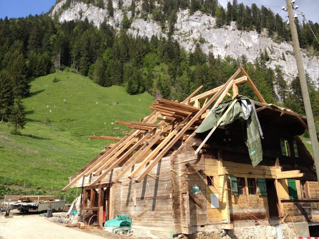 Rénovation complète d'un chalet bois (2)