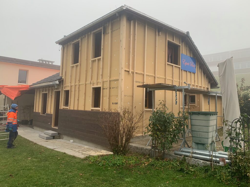 Rénovation de façade, avec isolation compèlète en périphérie (2)