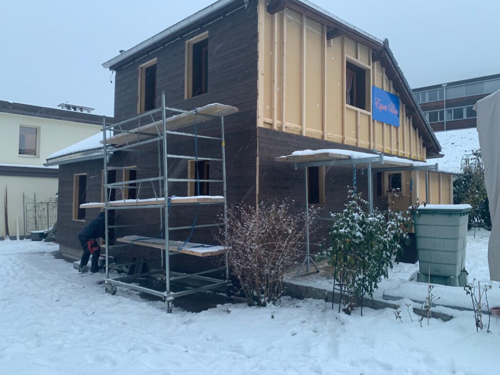 Rénovation de façade, avec isolation compèlète en périphérie (3)